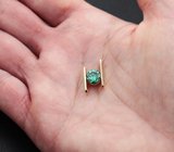 Золотой кулон с чистейшим муассанитом 1,17 карата