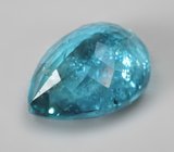 Яркий «неоновый» апатит 2,19 карата