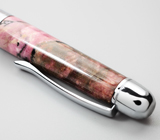 Шариковая ручка с родонитом