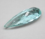 Крупный насыщенный аквамарин цвета морской волны 8,53 карата