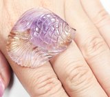 Крупный! Резной аметрин 53,28 карата