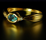 Великолепное кольцо с александритом Золото