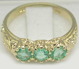 Кольцо с изумрудами от D&J Magic Jewelry Золото
