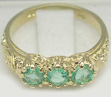 Кольцо с изумрудами от D&J Magic Jewelry Золото
