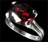 Кольцо с замечательной рубиновой шпинелью Серебро 925