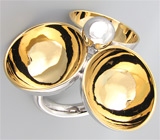 Скульптурное кольцо из коллекции «Sunshine» Серебро 925