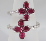 Кольцо из коллекции "Sunshine" с сапфирами Серебро 925