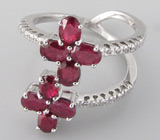 Кольцо из коллекции "Sunshine" с сапфирами Серебро 925