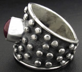 Кольцо со звездчатым рубином Серебро 925