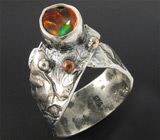 Кольцо с мексиканским кристаллическим опалом Серебро 925