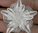 Брошь из коллекции "Elegance" Серебро 925