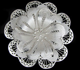 Брошь из коллекции "Elegance" Серебро 925