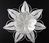 Брошь из коллекции "Elegance" Серебро 925