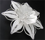 Брошь из коллекции "Elegance" Серебро 925