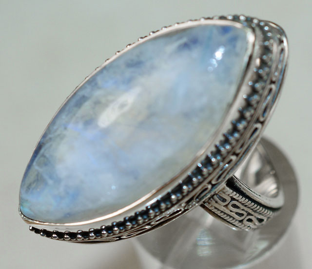 Серебряное Кольцо С Лунным Камнем Купить