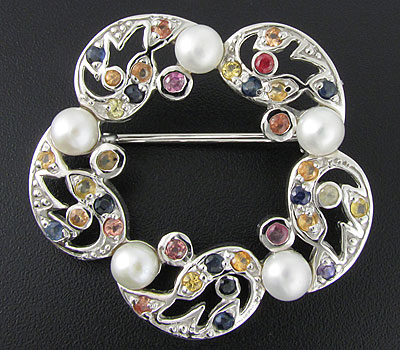 Брошь "Морская Рапсодия"