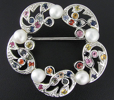 Брошь "Морская Рапсодия"