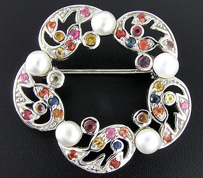 Брошь "Морская Рапсодия"