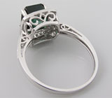 Кольцо с голубовато-зеленым турмалином Золото